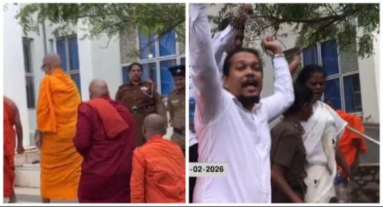 Monks, UNP Organizer Remanded Till 11th